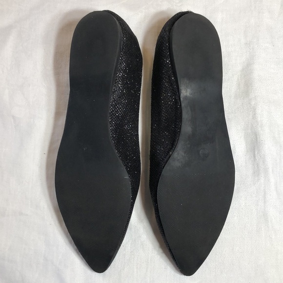 Worthington Glitter Sparkle Pointed Toe Calhoun Flats - Picture 6 of 7